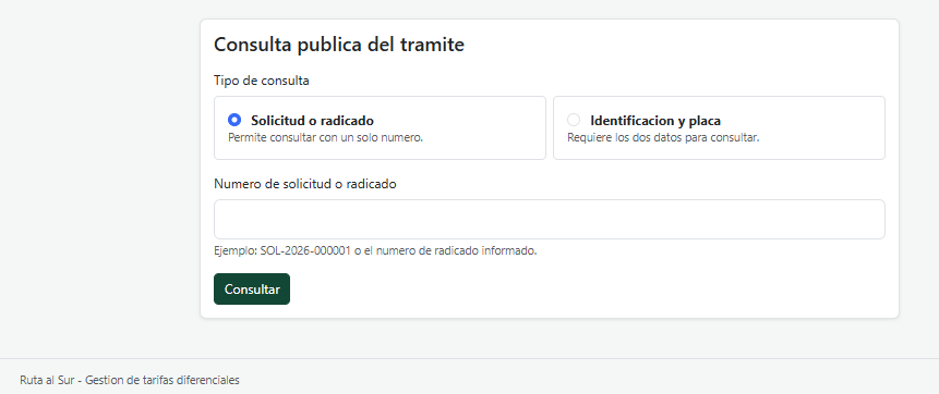 Consulta publica - busqueda