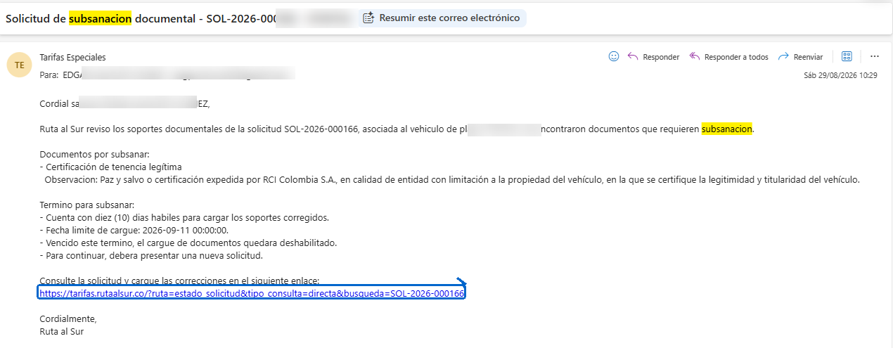 Descarga de formatos requeridos